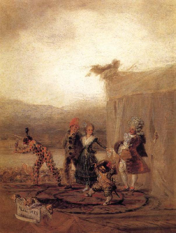 Francisco Goya Strolling Players china oil painting image